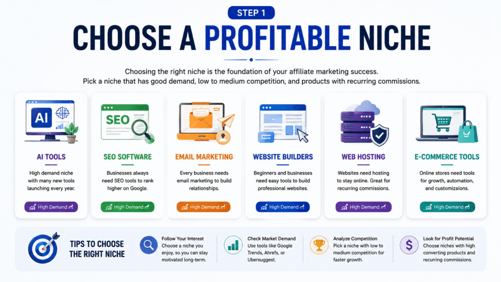 Profitable affiliate marketing niches