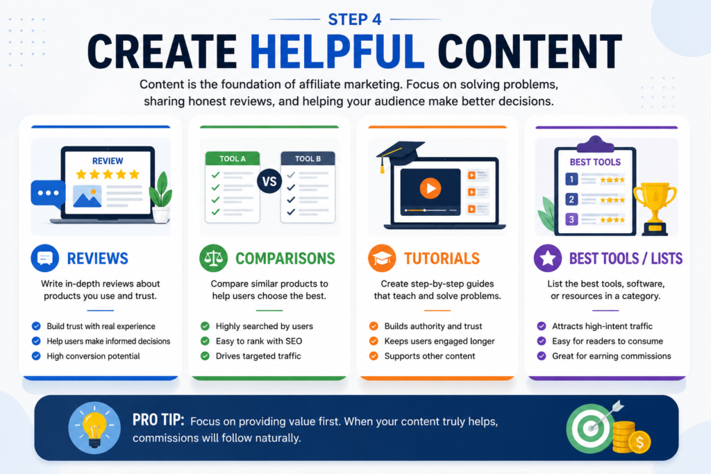 Affiliate marketing content strategy